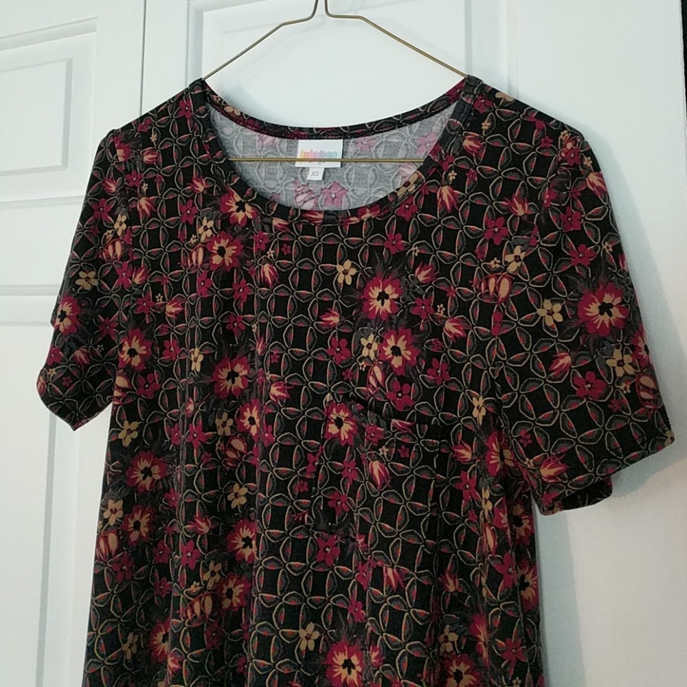 Floral LulaRoe Carly dress